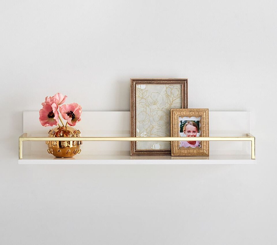 Gold Polished Shelving Pottery Barn Kids UK